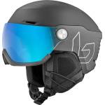Bollé Ски каска Bollé V-Ryft Pure Photochromic Cat 1-3 (VLT 45-12%) Ski helmet - Black Coal Matte / Blue - размер S 52-55 cm (418-0766-0211)