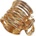 HARAHU Щипка за коса ka-30632 - Златна kp30632