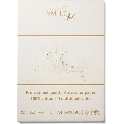 SM.LT Akvarelový papír Professional quaity SMLT blok A5 400 g/m2, 10 listů – Zboží Mobilmania