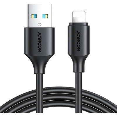 JOYROOM кабел USB на Lightning - 2.4A - 0.25m - черен KP31122 (31122)