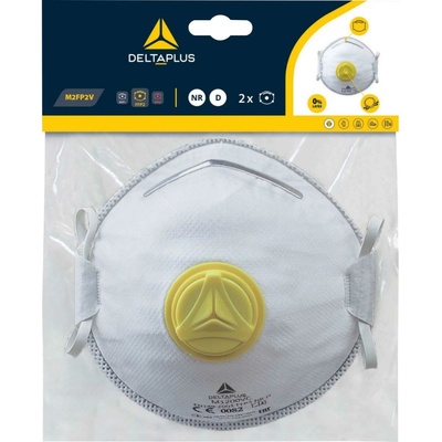 Delta Plus Respirátor M2FP2V FFP2 s ventilom 2 ks