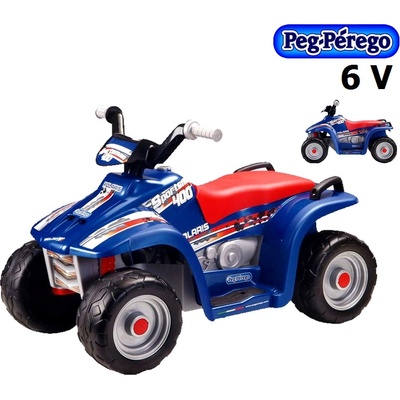 Peg-Pérego elektrická čtyřkolka POLARIS SPORTSMAN 400 6V modrá
