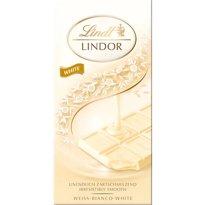 Lindt Lindor tabulková bílá 100 g