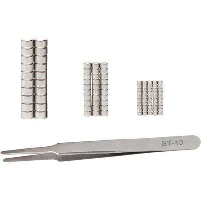 Shesto Modelcraft nerezová pinzeta se 100 magnety