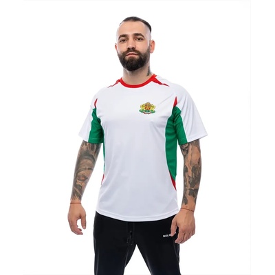 Мъжка тениска S-LINE Bulgaria Бял M