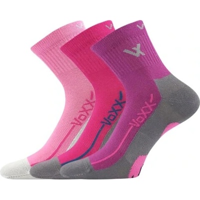 Woxx Dívčí barefoot ponožky anatomické Růžové magenta