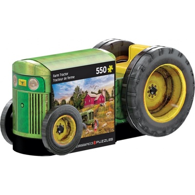 EUROGRAPHICS v plechové krabičce Starý traktor 550 dielov