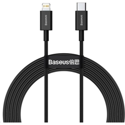 Baseus Superior Series rýchlonabíjací kábel Type-C/Lightning 20W 2m čierna