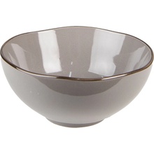 Clayre & Eef Sivá keramická miska na polievku Bilo 15 x 7 cm 500 ml