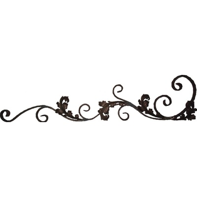 Kovářský ornament H 1350 x L 310mm, 30 x 8 mm