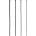 Ouch! Silicone Spiral Screw Plug Set Beginner Urethral Sounding Black