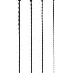 Ouch! Silicone Spiral Screw Plug Set Beginner Urethral Sounding Black