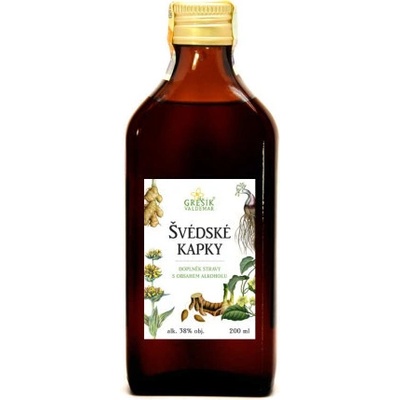 Grešík Švédske kvapky 200 ml