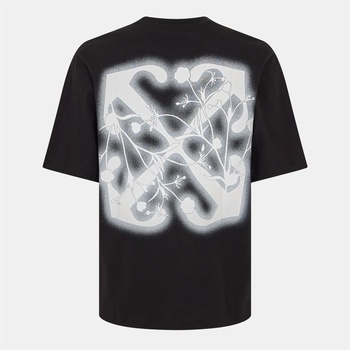 Off White Тениска Off White Men's - Flower Skate T-Shirt - Black-White