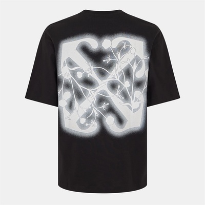 Off White Тениска Off White Men's - Flower Skate T-Shirt - Black-White