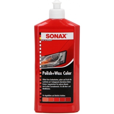 Sonax Polish & Wax Color NanoPro červená 500 ml