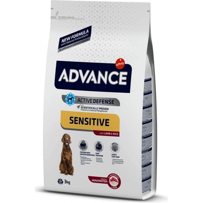 Advance Dog jahňa a ryža 3 kg