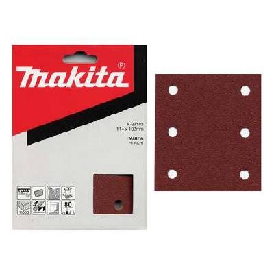 Шлайфхартия MAKITA 102x114 мм 6 отвора K150, 10 бр. P-33130 (P-33130)