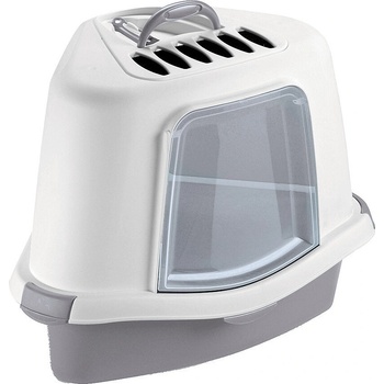 Stefanplast Sprint Corner PLUS krytá rohová mačacia toaleta s filtrom 40x56x40cm