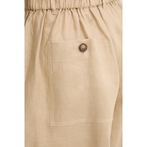 Weekend Max Mara бермуди дамски от лен (2615141013600)