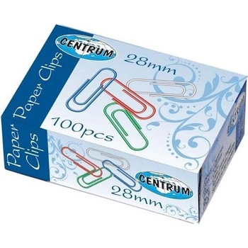 Centrum Кламери 28 мм цветни Centrum 80133, оп. 100