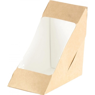 DUNI Krabica sandw bioplast 2-wedge 175 × 75x90 mm