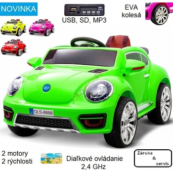 Joko elektrické autíčko Chrobák 2x35W motor zelená