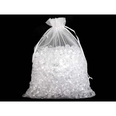 Prima-obchod Dárkový pytlík 21x29 cm organza, barva 7 bílá