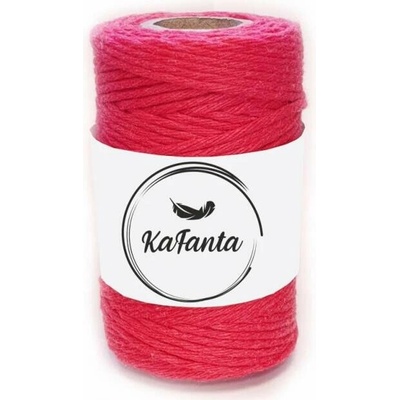 Macrame priadza KaFanta 2mm/60m - červená