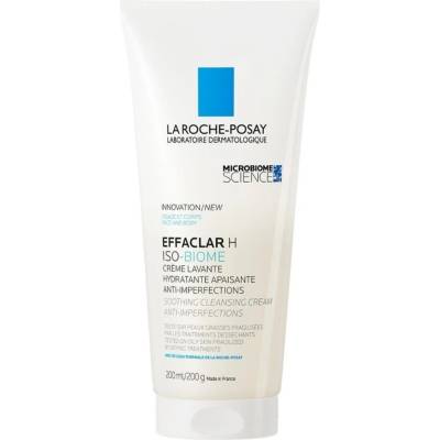 La Roche-Posay Effaclar Успокояващ измиващ крем Н Iso-Biome, 200 ml