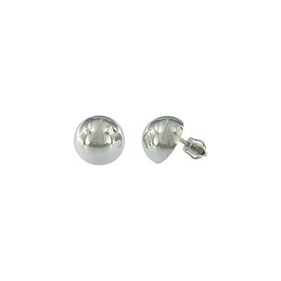 Infinitysilver stříbrné náušnice půlkoule 431727