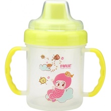 Farlin Baby Magic Cup hrníček netekoucí s tvrdým pítkem pro děti od 6 měsíců různé barvy AET-CP011-B 200 ml