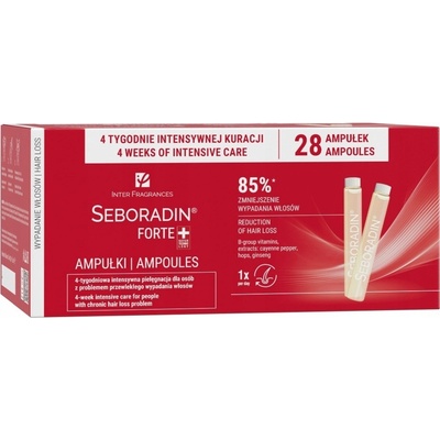 Seboradin Forte ampuly proti vypadávániu vlasov 28 x 5,5 ml