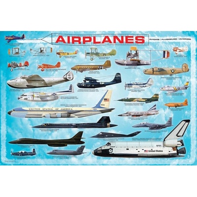 EuroGraphics Airplanes 100 dílků