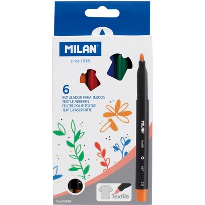 Fixy MILAN na textil sada 6ks