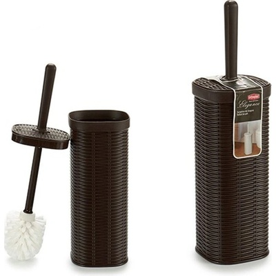 Stefanplast WC souprava Elegance ratan tmavě hnědá 40 x 11,5 x 11,5 cm