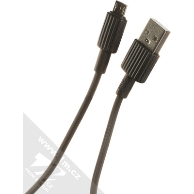 XO NB156 USB - Micro USB, 2,4A, 1m, černý