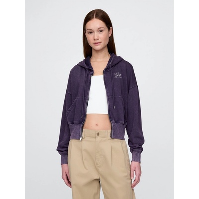 GAP Oversize mikina s logem VintageSoft Americana tmavě modrá