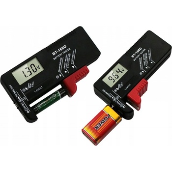 APT Tester baterií digitální BT-168D R3 R6 R20 R14 9V