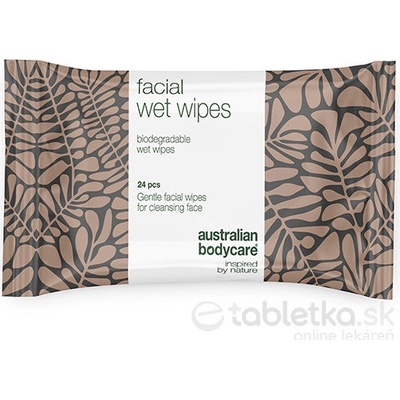 Australian Bodycare Tea Tree Oil & Lavender vlhčené obrúsky na tvár a telo 24 ks