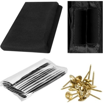 Dampod 6 v 1 magnetická sieť na dvere proti hmyzu Magic mesh 100 x 220 čierna
