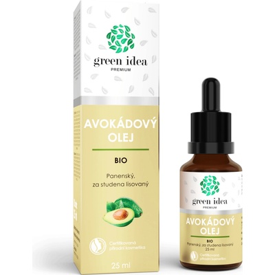 Green idea Avokádový olej BIO 25 ml