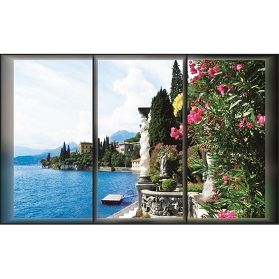 ForWall Fototapeta Pobrežie - pohľad z okna vlies 312 x 219 cm
