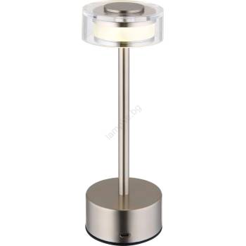 GLOBO 21026N - LED Димируема настолна лампа SHIRA LED/2, 5W/3, 7V 2700/4000/6500K матов (GL8048)