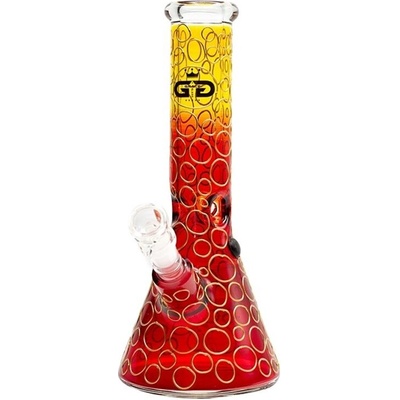 Grace Glass Skleněný bong Rainforest Beaker Red 32 cm