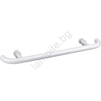 Bemeta Дръжка за врата 70x4 см неръждаема стомана/бяла (BD0097)