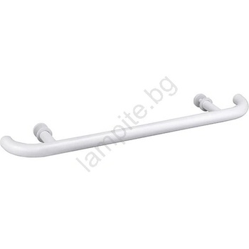 Bemeta Дръжка за врата 70x4 см неръждаема стомана/бяла (BD0097)
