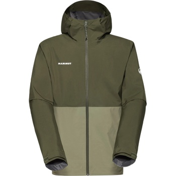 Mammut Мъжко водоустойчиво яке Mammut Linard Light Hardshell Hooded Jacket Waterproof jacket - Marsh / Dark Marsh (002-3345-0311)