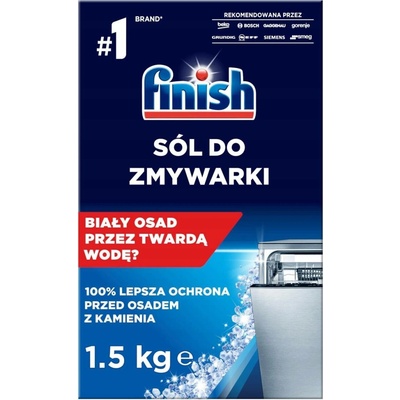 Finish sůl do myčky nádobí ochranná hrubozrnná pro změkčení vody 1,5 kg
