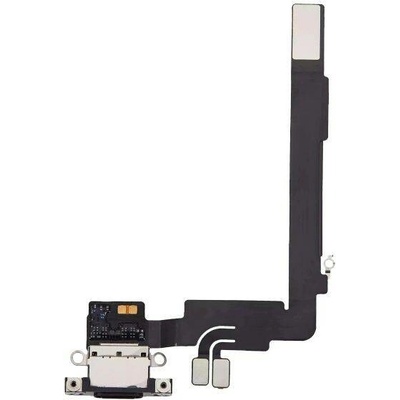 Apple iPhone 16 Pro Max - Nabíjecí Konektor + Flex Kabel (Black Titanium), Black Titanium